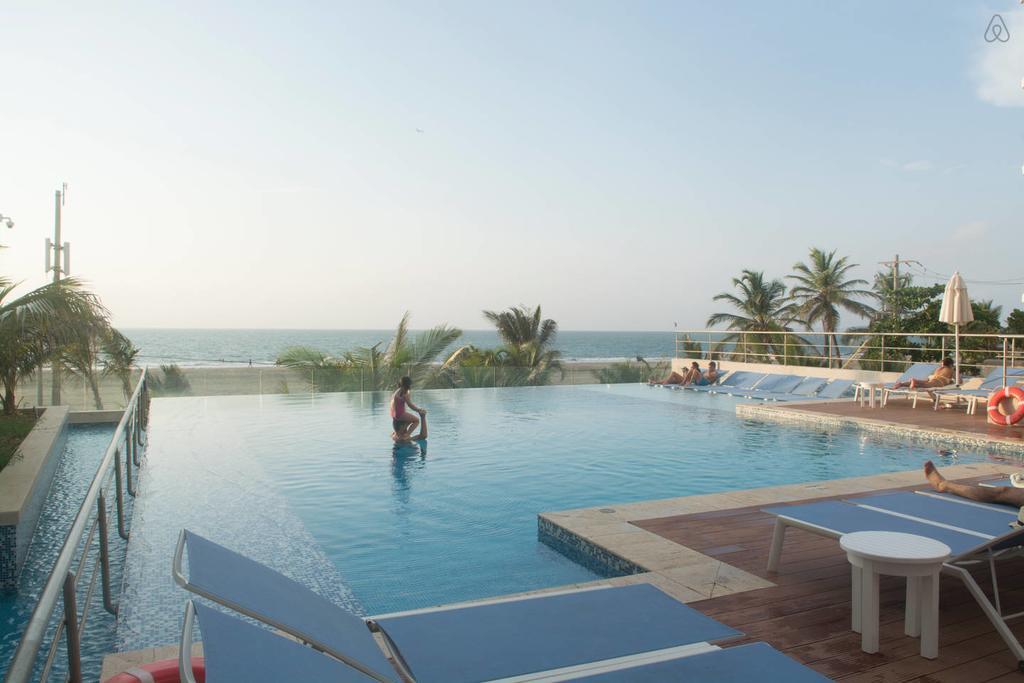 Luxury Apartment In Ocean Pavillion Hotel Cartagena Room photo